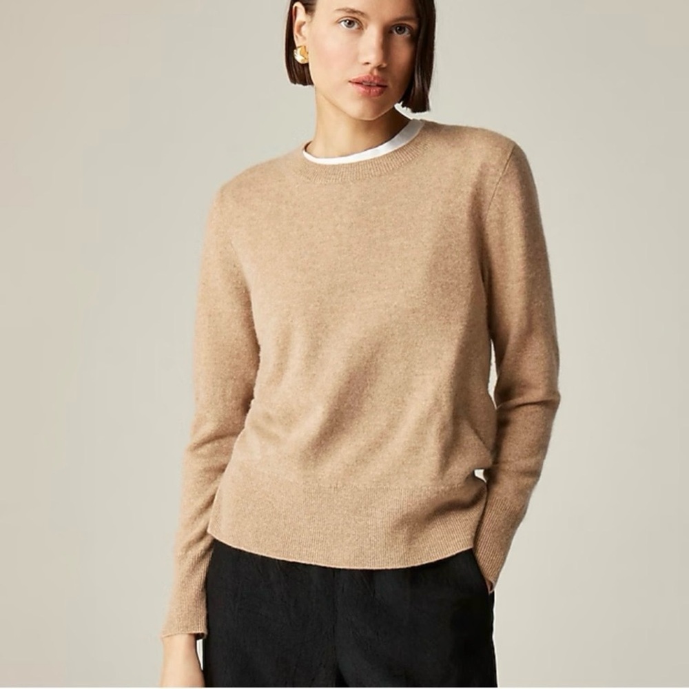 J. Crew cashmere classic fit crewneck NWT